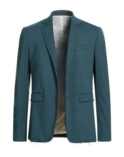 Grifoni Man Blazer Green Size 42 Virgin Wool, Elastane