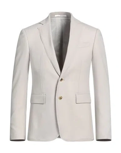 Grifoni Man Blazer Light Grey Size 38 Virgin Wool, Elastane