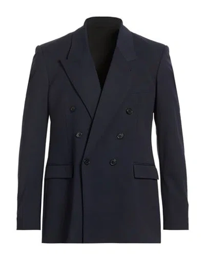 Grifoni Man Blazer Midnight Blue Size 40 Polyester, Virgin Wool, Elastane