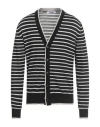 Grifoni Man Cardigan Black Size 38 Virgin Wool