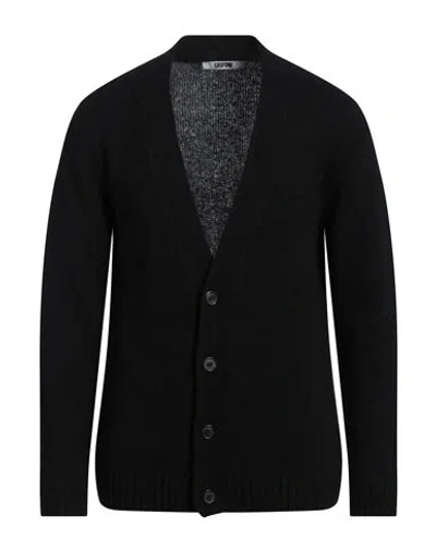 Grifoni Man Cardigan Black Size 42 Alpaca Wool, Polyamide, Wool