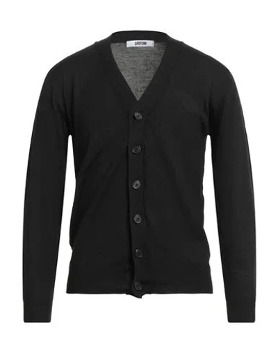 Grifoni Man Cardigan Black Size 42 Virgin Wool