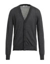 Grifoni Man Cardigan Lead Size 40 Virgin Wool