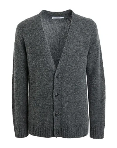 Grifoni Man Cardigan Lead Size 42 Alpaca Wool, Polyamide, Wool