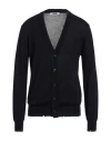 Grifoni Man Cardigan Midnight Blue Size 42 Virgin Wool