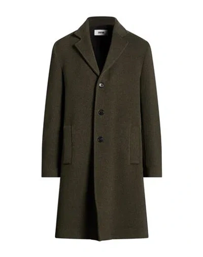 Grifoni Man Coat Military Green Size 38 Wool, Polyamide, Cashmere