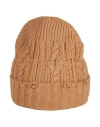 Grifoni Man Hat Camel Size Onesize Cotton, Polyamide In Beige