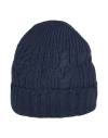 Grifoni Man Hat Navy Size Onesize Cotton, Polyamide