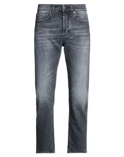 Grifoni Man Jeans Black Size 30 Cotton, Elastane
