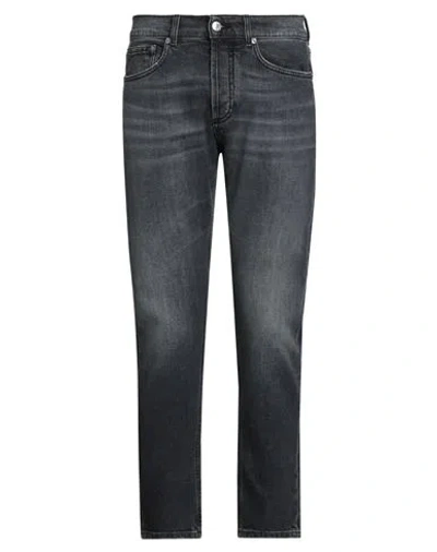 Grifoni Man Jeans Black Size 31 Cotton, Elastane In Blue