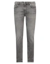 Grifoni Man Jeans Black Size 30 Cotton, Elastane In Black
