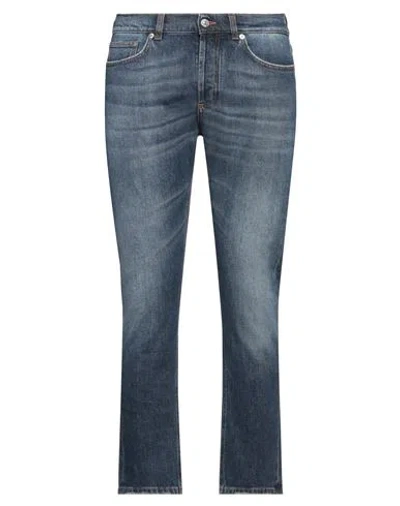 Grifoni Man Jeans Blue Size 35 Cotton, Elastane