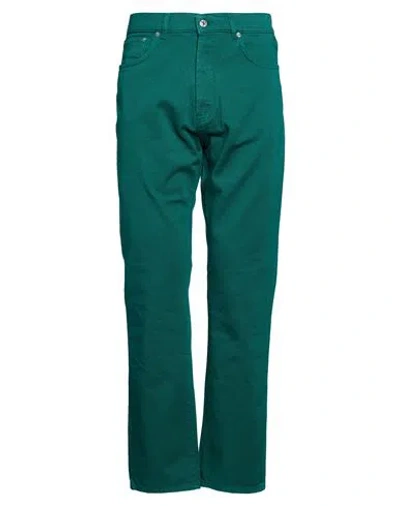 Grifoni Man Jeans Emerald Green Size 36 Cotton