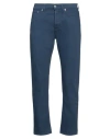 Grifoni Man Jeans Navy Size 31 Cotton, Elastane In Navy