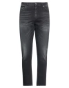 GRIFONI GRIFONI MAN JEANS STEEL GREY SIZE 34 COTTON, ELASTOMULTIESTER, ELASTANE