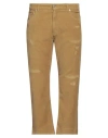 Grifoni Man Pants Lime Green Size 31 Cotton, Elastane In Green