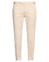 Grifoni Man Pants Beige Size 36 Cotton, Elastane