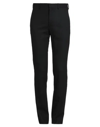 GRIFONI GRIFONI MAN PANTS BLACK SIZE 30 VIRGIN WOOL, ELASTANE