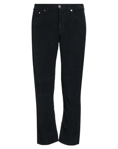 Grifoni Man Pants Black Size 32 Cotton, Elastane In Blue