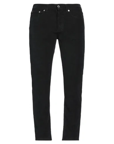Grifoni Man Pants Black Size 32 Cotton, Elastane In Black