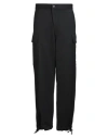 Grifoni Man Pants Black Size 34 Cotton, Elastane