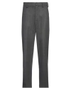 Grifoni Man Pants Charcoal Size 30 Virgin Wool, Elastane In Gray