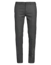 Grifoni Man Pants Lead Size 36 Virgin Wool, Elastane In Grey