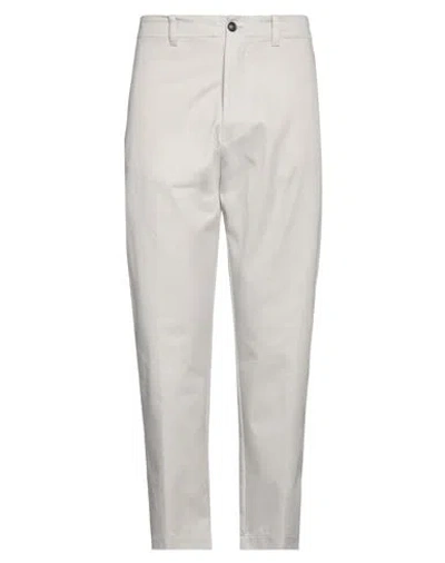 Grifoni Man Pants Light Grey Size 36 Cotton