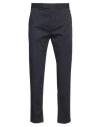 Grifoni Man Pants Black Size 34 Cotton, Elastane In Blue
