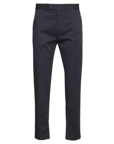 GRIFONI GRIFONI MAN PANTS MIDNIGHT BLUE SIZE 28 COTTON, ELASTANE