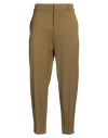 Grifoni Man Pants Military Green Size 32 Polyester, Virgin Wool, Elastane
