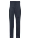 Grifoni Man Pants Navy Size 28 Polyester, Virgin Wool, Elastane In Blue