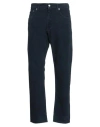 Grifoni Man Pants Blue Size 32 Cotton, Elastane In Navy