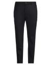 Grifoni Man Pants Black Size 34 Cotton, Elastane In Navy