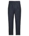 Grifoni Man Pants Navy Size 38 Cotton, Polyamide