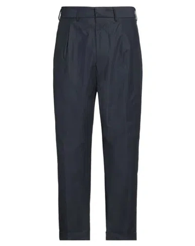 Grifoni Man Pants Navy Size 38 Cotton, Polyamide
