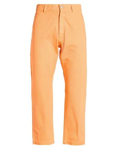 Grifoni Man Pants Orange Size 33 Cotton