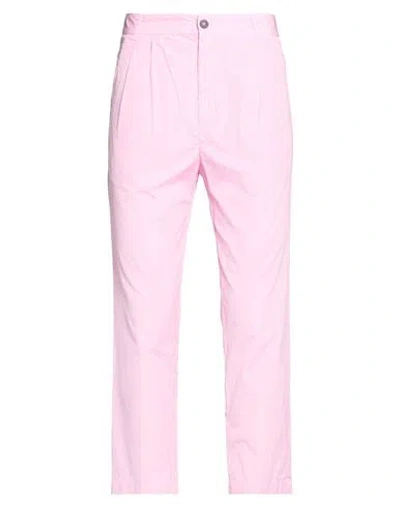 Grifoni Man Pants Pink Size 34 Cotton