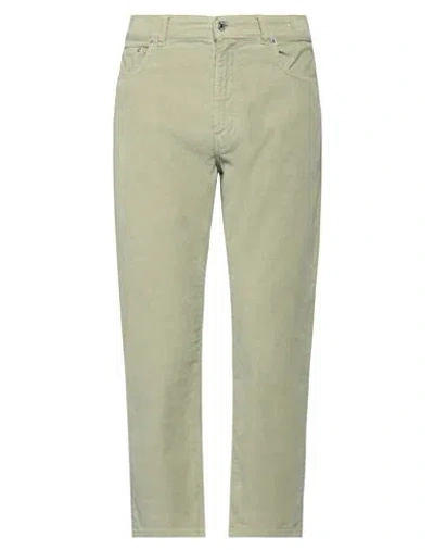 Grifoni Man Pants Sage Green Size 39 Cotton, Elastane