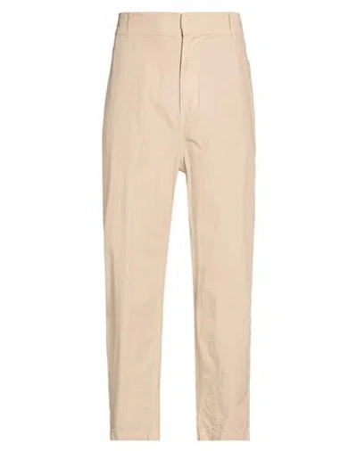 Grifoni Man Pants Sand Size 38 Cotton In Neutral