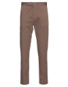 Grifoni Man Pants Light Brown Size 34 Cotton, Elastane In Grey