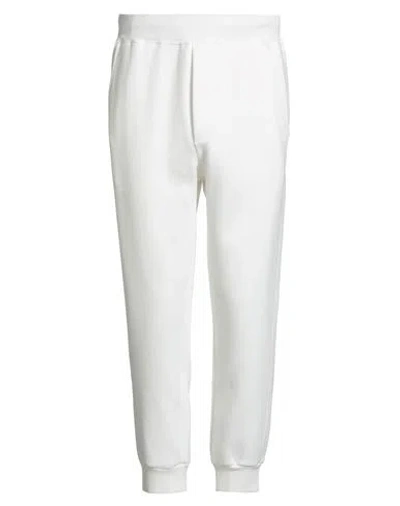 Grifoni Man Pants White Size M Cotton, Polyester