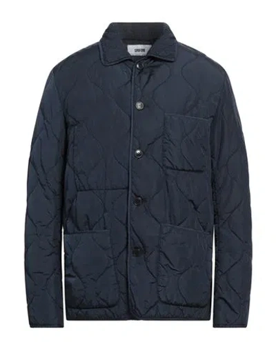 Grifoni Man Puffer Midnight Blue Size 38 Polyamide