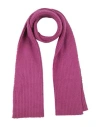 Grifoni Man Scarf Garnet Size - Cotton, Polyamide, Elastane In Purple