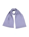 Grifoni Man Scarf Lilac Size - Cotton, Polyamide, Elastane In Purple