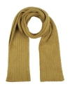 Grifoni Man Scarf Mustard Size - Cotton, Polyamide, Elastane In Green