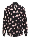 Grifoni Man Shirt Black Size 40 Silk