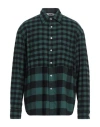 Grifoni Man Shirt Green Size 42 Cotton