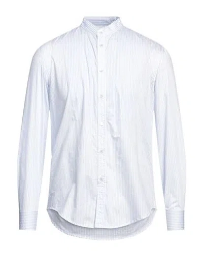 Grifoni Man Shirt Sky Blue Size 38 Cotton