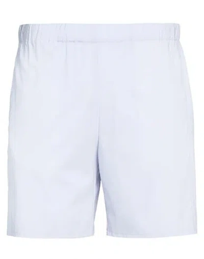 Grifoni Man Shorts & Bermuda Shorts Light Blue Size 34 Virgin Wool, Elastane